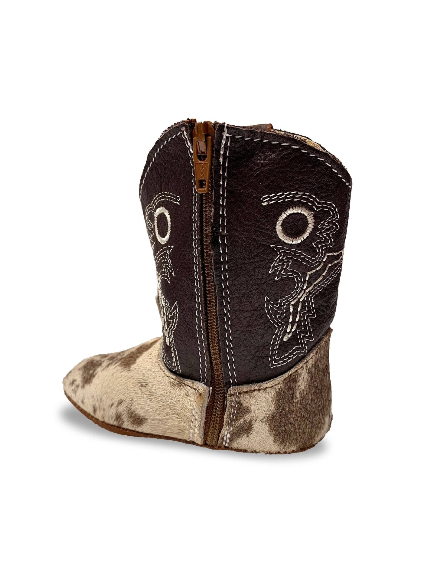361 CAMEL, SOFT BABY BOOTS -  custom laser engraved cowhide and leather western decor by Lethal Creek Laser Works LLC