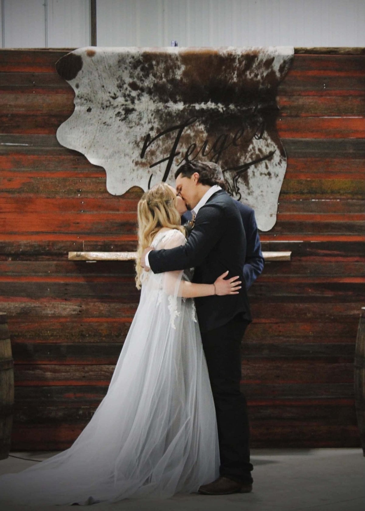 5ft Custom Laser-Branded Cowhide | Personalized Wedding Backdrop & Home Décor -  custom laser engraved cowhide and leather western decor by Lethal Creek Laser Works LLC