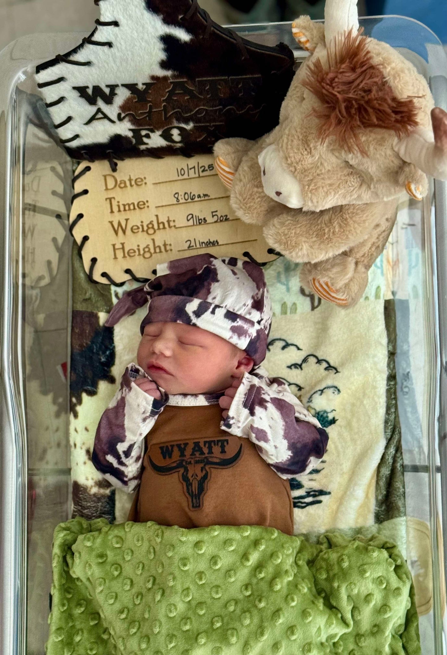 Little Rancher Baby Bundle | Personalized Western Baby Gift Set