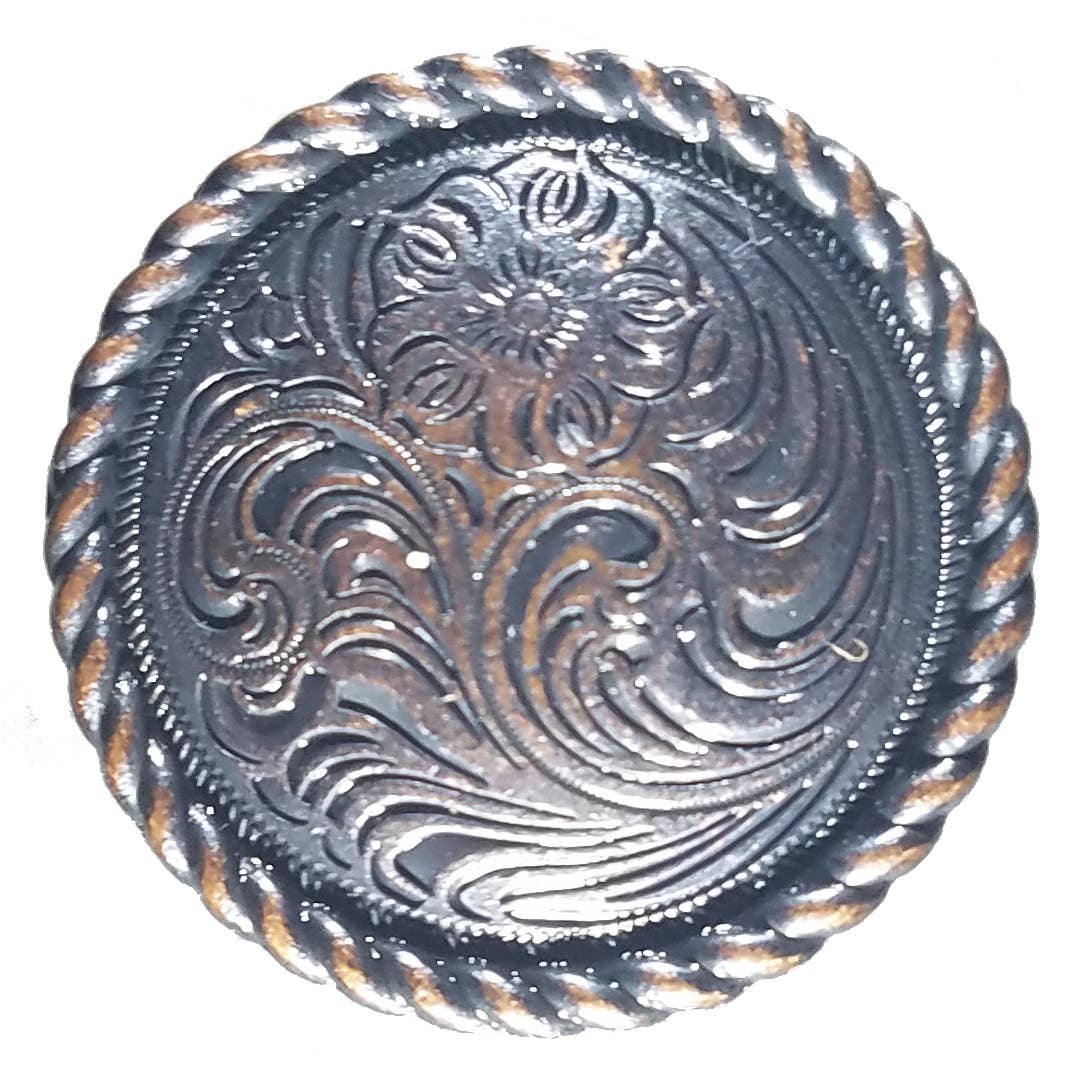 Americana DP ORB - # custom laser engraved cowhide and leather western decor by Lethal Creek Laser Works LLC