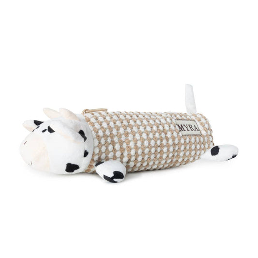 Cowbuddy Pencil Case in Brown and Creme -  custom laser engraved cowhide and leather western decor by Lethal Creek Laser Works LLC