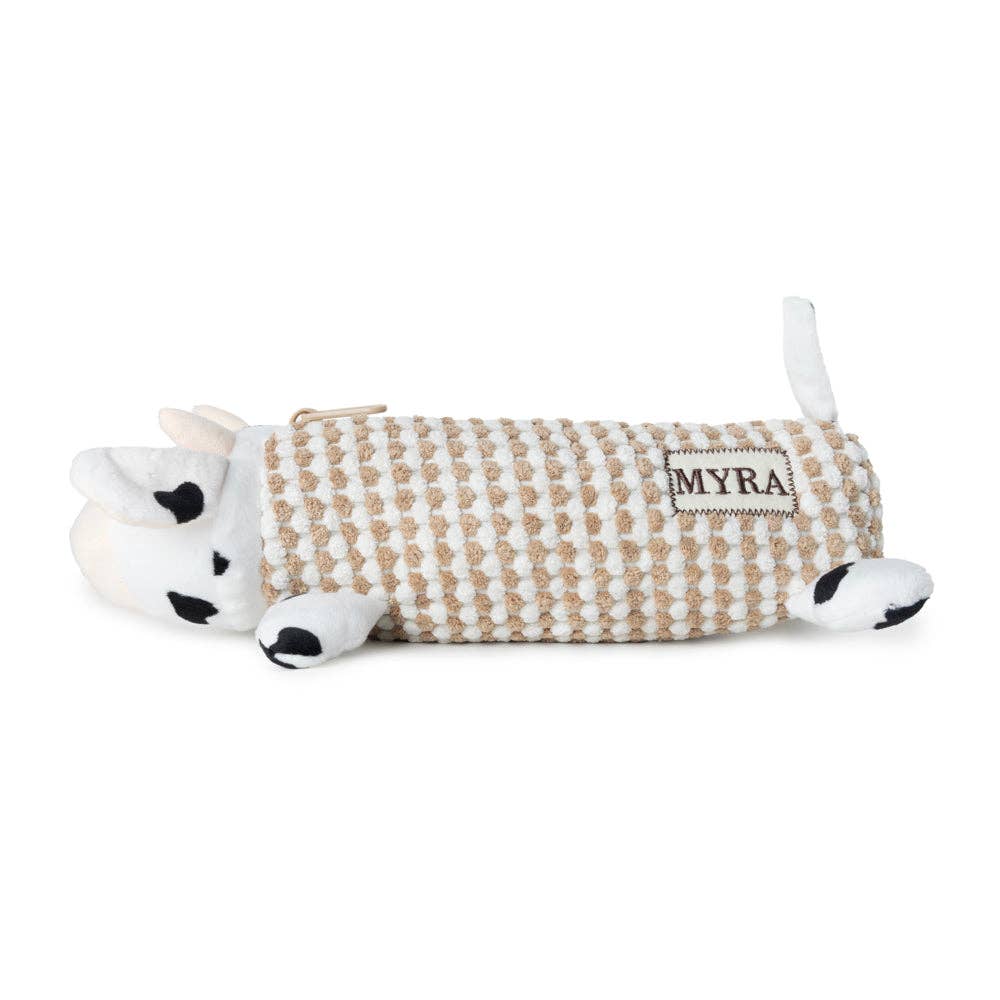 Cowbuddy Pencil Case in Brown and Creme -  custom laser engraved cowhide and leather western decor by Lethal Creek Laser Works LLC