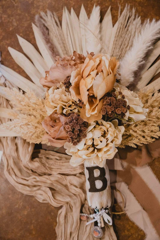 COWHIDE BOUQUET WRAPS -  custom laser engraved cowhide and leather western decor by Lethal Creek Laser Works LLC