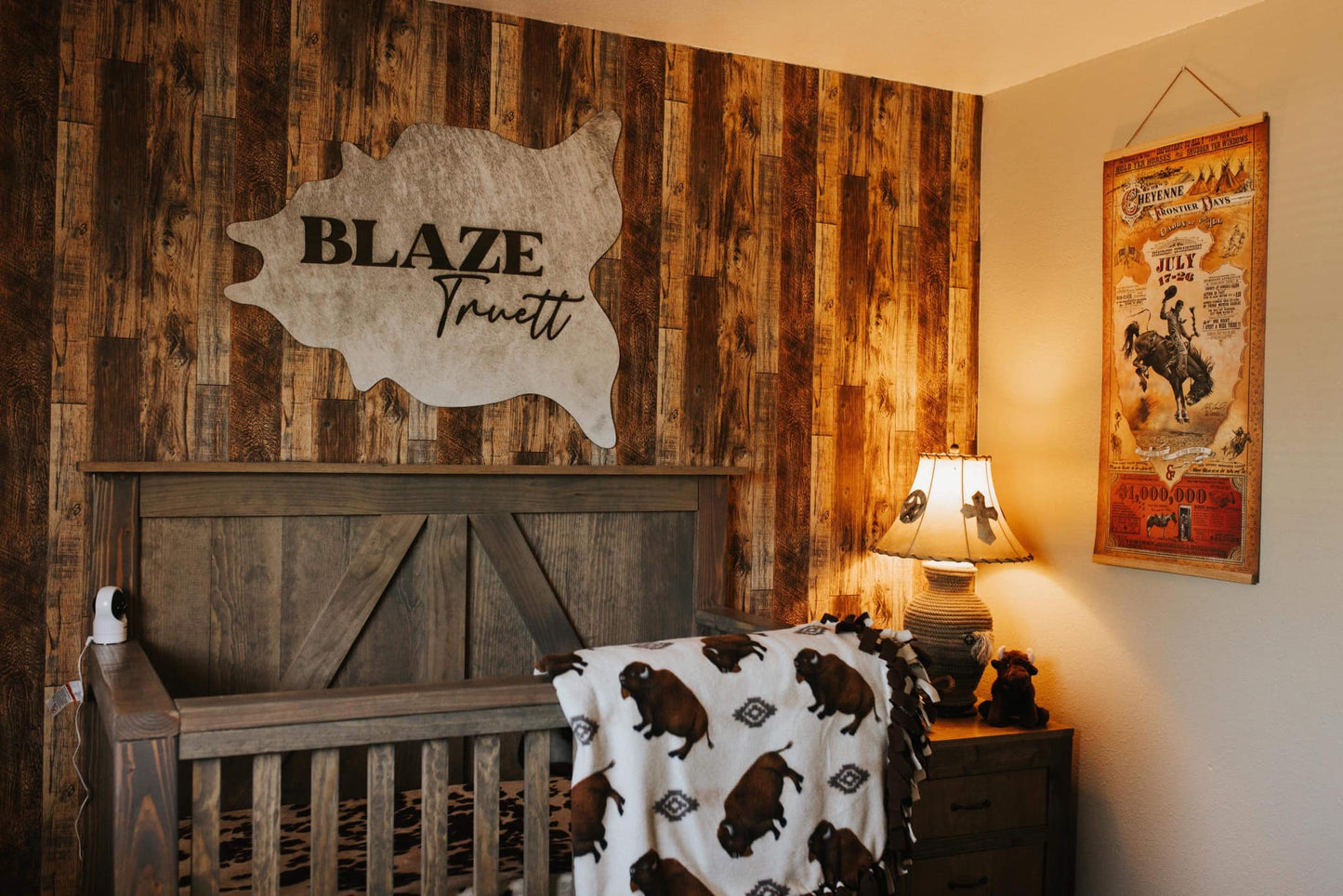 Custom Branded Cowhide Cutout | Personalized Western Wall Decor -  custom laser engraved cowhide and leather western decor by Lethal Creek Laser Works LLC