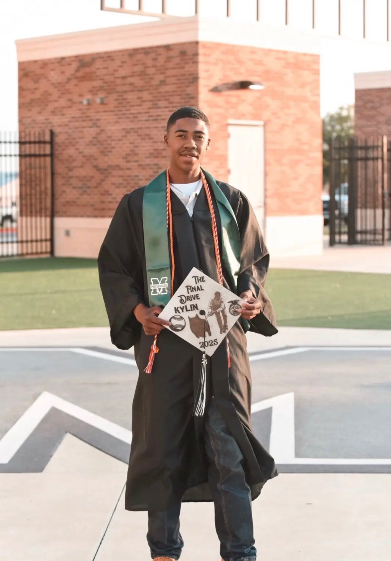 Custom Cowhide Graduation Cap Cover | Personalized Senior Cap -  custom laser engraved cowhide and leather western decor by Lethal Creek Laser Works LLC
