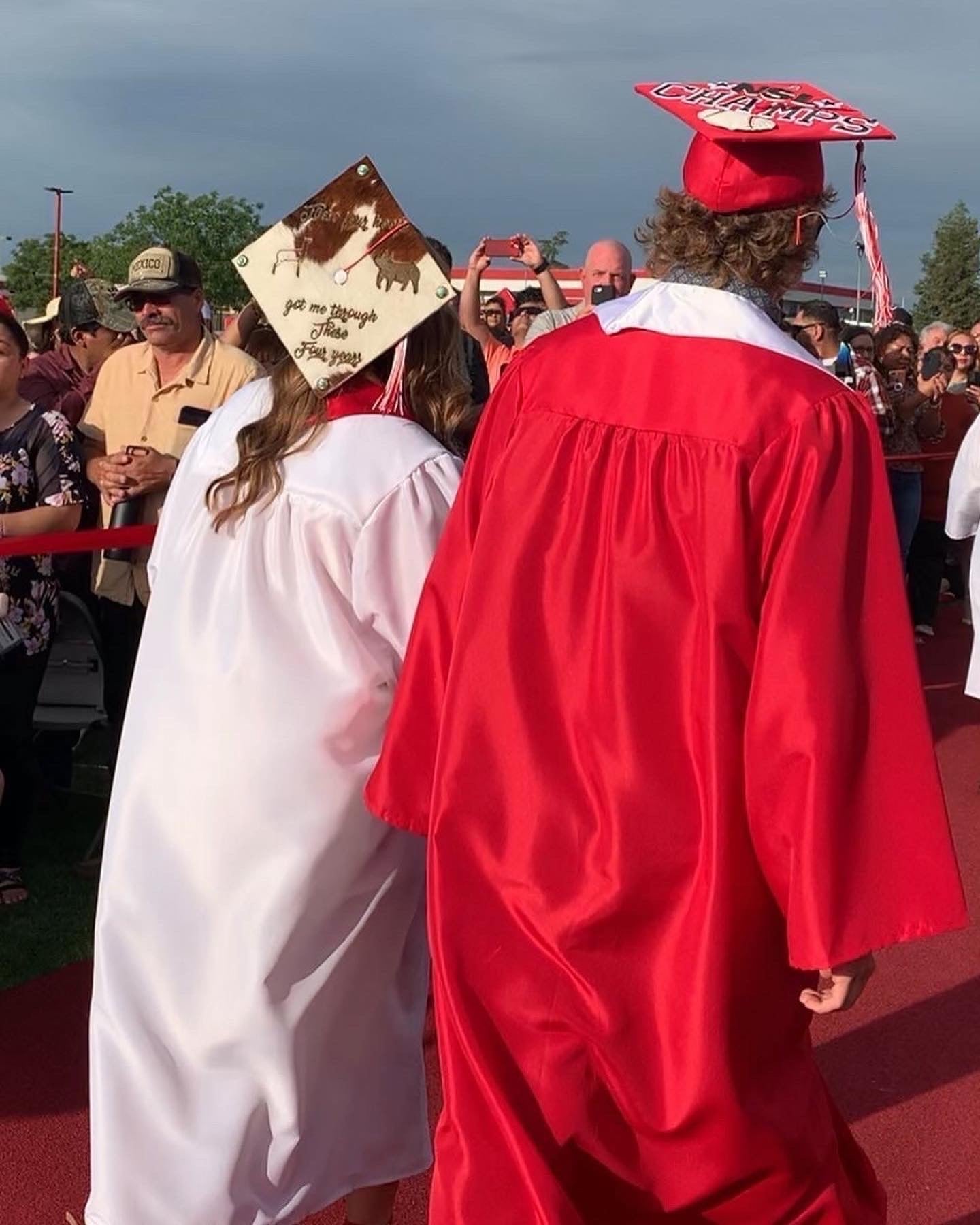Custom Cowhide Graduation Cap Cover | Personalized Senior Cap -  custom laser engraved cowhide and leather western decor by Lethal Creek Laser Works LLC
