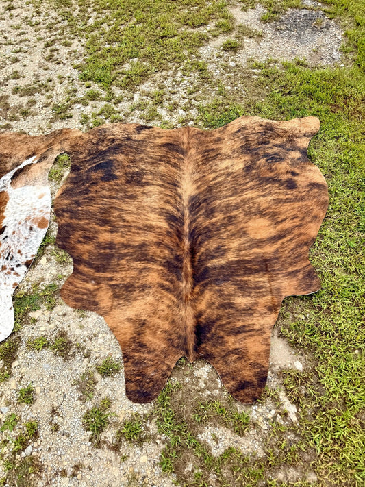 Custom Matching Cowhide Set | Full Size + 5ft Cowhide | Western Wedding & Farmhouse Decor -  custom laser engraved cowhide and leather western decor by Lethal Creek Laser Works LLC