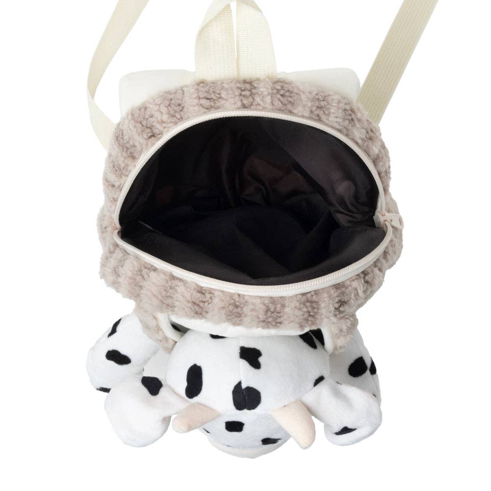 Little Moo Kids Backpack in Toffee Ranch -  custom laser engraved cowhide and leather western decor by Lethal Creek Laser Works LLC